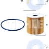 Filtro olio MAHLE ORIGINAL OX 192D