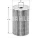 Filtro olio MAHLE ORIGINAL OX 254D2
