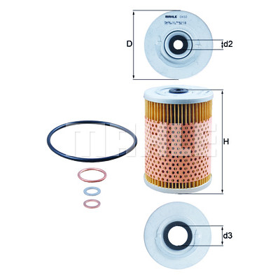 Filtro olio MAHLE ORIGINAL OX 32D
