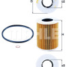 Filtro olio MAHLE ORIGINAL OX 369D
