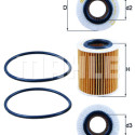 Filtro olio MAHLE ORIGINAL OX386D