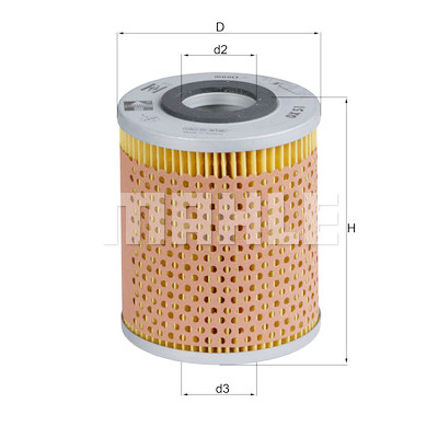 Filtro olio MAHLE ORIGINAL OX 51