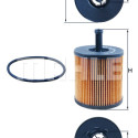 Filtro olio MAHLE ORIGINAL OX 556D