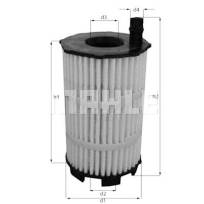 Filtro olio MAHLE ORIGINAL OX 636D