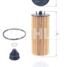 Filtro olio MAHLE ORIGINAL OX 815/1D