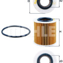 Filtro olio MAHLE ORIGINAL OX 834D