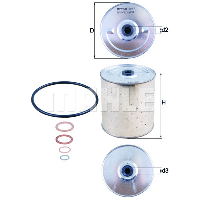 Filtro olio MAHLE ORIGINAL OX 85D