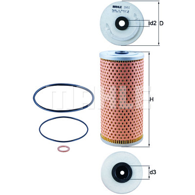 Filtro olio MAHLE ORIGINAL OX 92D