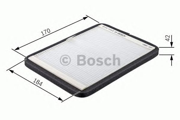 Filtro aria abitacolo BOSCH 1 987 432 011