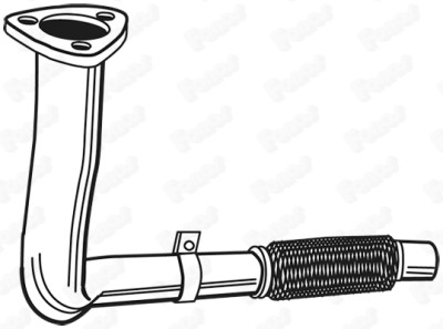 Tubo gas scarico