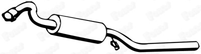 Silenziatore posteriore