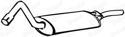 Silenziatore posteriore