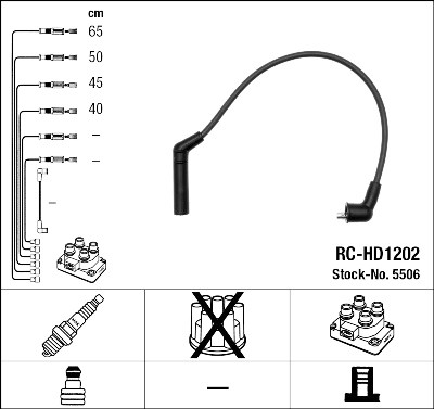 Kit cavi accensione