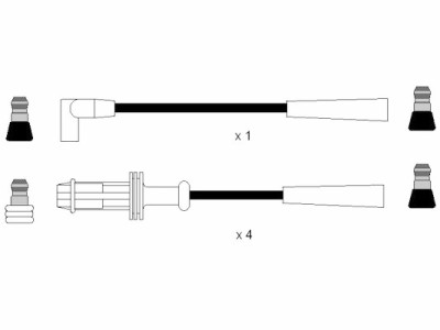Set cavi di accensione NGK 7371