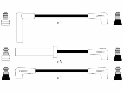 Kit cavi accensione NGK 8283