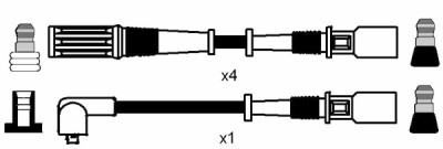 Set cavi di accensione NGK 8523