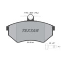 Pastiglie freno TEXTAR 20168 01