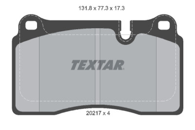 Pastiglie freno TEXTAR 2021701