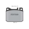 Pastiglie freno TEXTAR 2034110