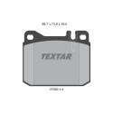 Pastiglie freno TEXTAR 2039213