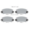 Pastiglie freno TEXTAR 20494 01
