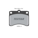 Pastiglie freno TEXTAR 2078001
