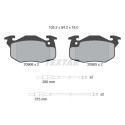 Pastiglie freno TEXTAR 2090604