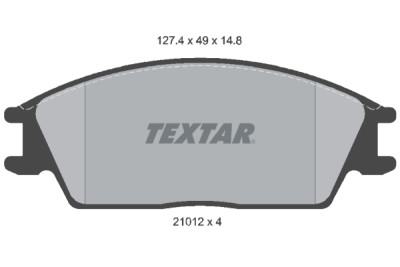 Pastiglie freno TEXTAR 2101204