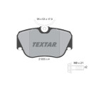 Pastiglie freno TEXTAR 2105503