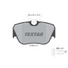 Pastiglie freno TEXTAR 2105503