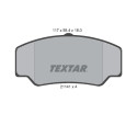Pastiglie freno TEXTAR 2114103