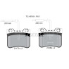 Pastiglie freno TEXTAR 2117902