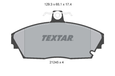 Pastiglie freno TEXTAR 21245.02