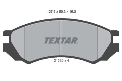 Pastiglie freno TEXTAR 2128002