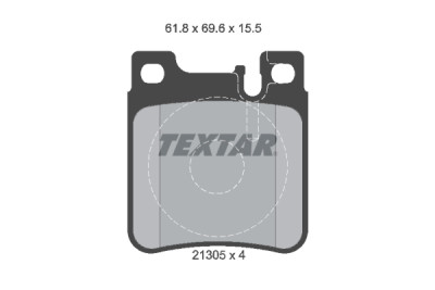 Pastiglie freno TEXTAR 2130501
