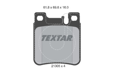 Pastiglie freno TEXTAR 2130503