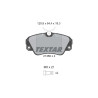 Pastiglie freno TEXTAR 2136801