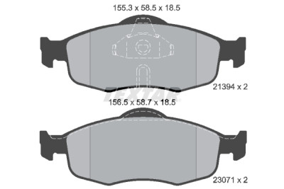 Pastiglie freno TEXTAR 2139408