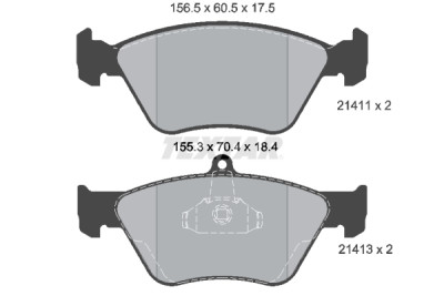 Pastiglie freno TEXTAR 21411 01