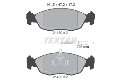 Pastiglie freno TEXTAR 2143001