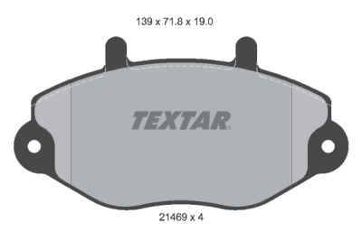 Pastiglie freno TEXTAR 21469 01