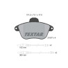 Pastiglie freno TEXTAR 2150701