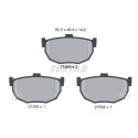 Pastiglie freno TEXTAR 21553 01