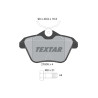 Pastiglie freno TEXTAR 2160601