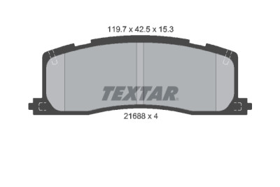 Pastiglie freno TEXTAR 21688 01