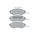 Pastiglie freno TEXTAR 2172502
