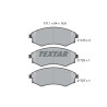 Pastiglie freno TEXTAR 2172502