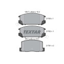 Pastiglie freno TEXTAR 2175901