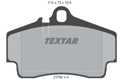 Pastiglie freno TEXTAR 2179203