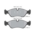 Pastiglie freno TEXTAR 21862 01